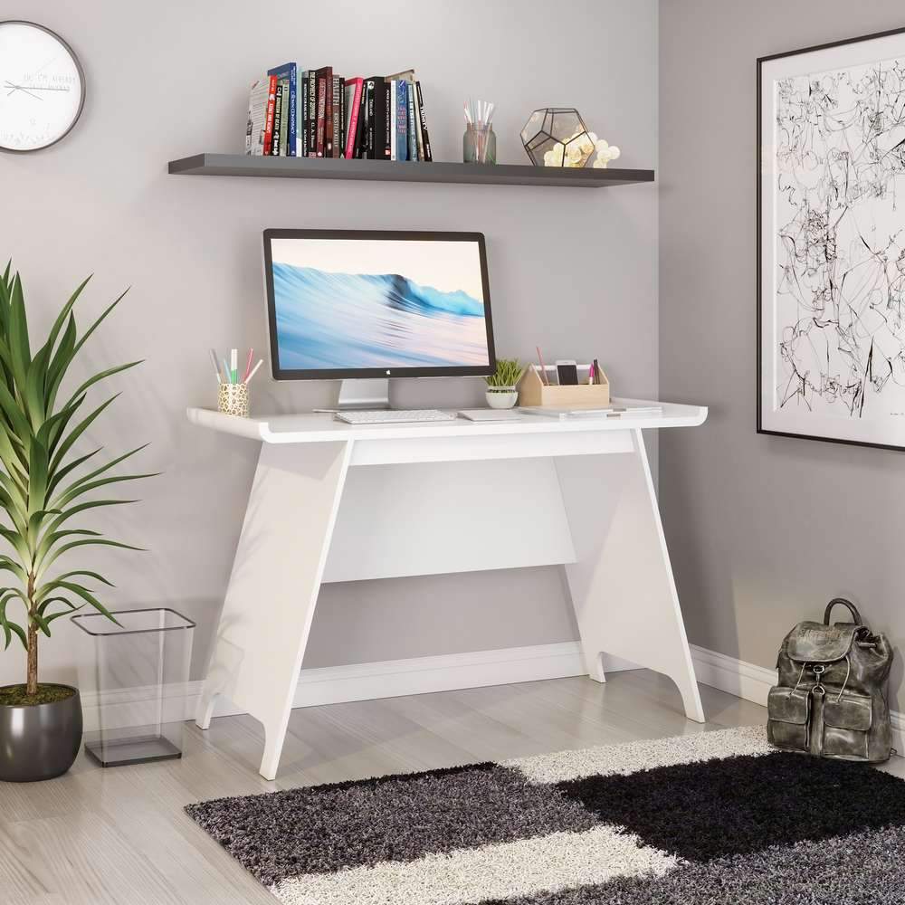 Teknik Towson Trestle Desk in White (7700002)