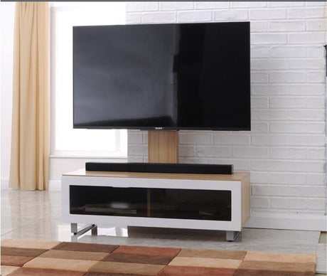 TTAP Munich Oak Cantilever TV Stand with Bracket (TVS1002)