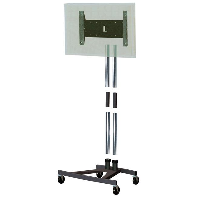 Unicol VSC1 Collapsible TV Trolley for Trade Shows and Exhibitions for Screens up to 57"