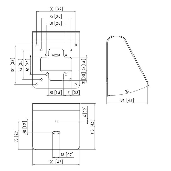 Vogels PTA 3103 TabLock Wall/Table mount