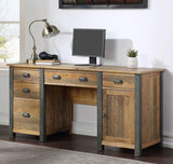Baumhaus Urban Elegance - Reclaimed Twin Pedestal Home Office Desk