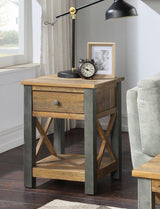 Baumhaus Urban Elegance - Reclaimed Lamp Table With Drawer