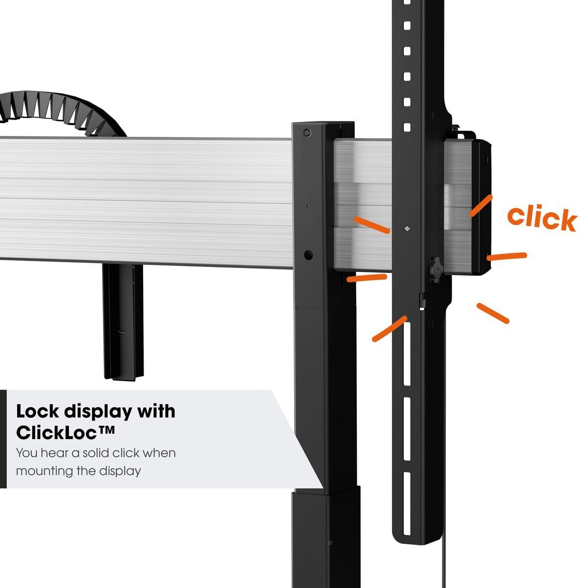 Vogels RISE Motorised Display Floor Stand 980mm Travel