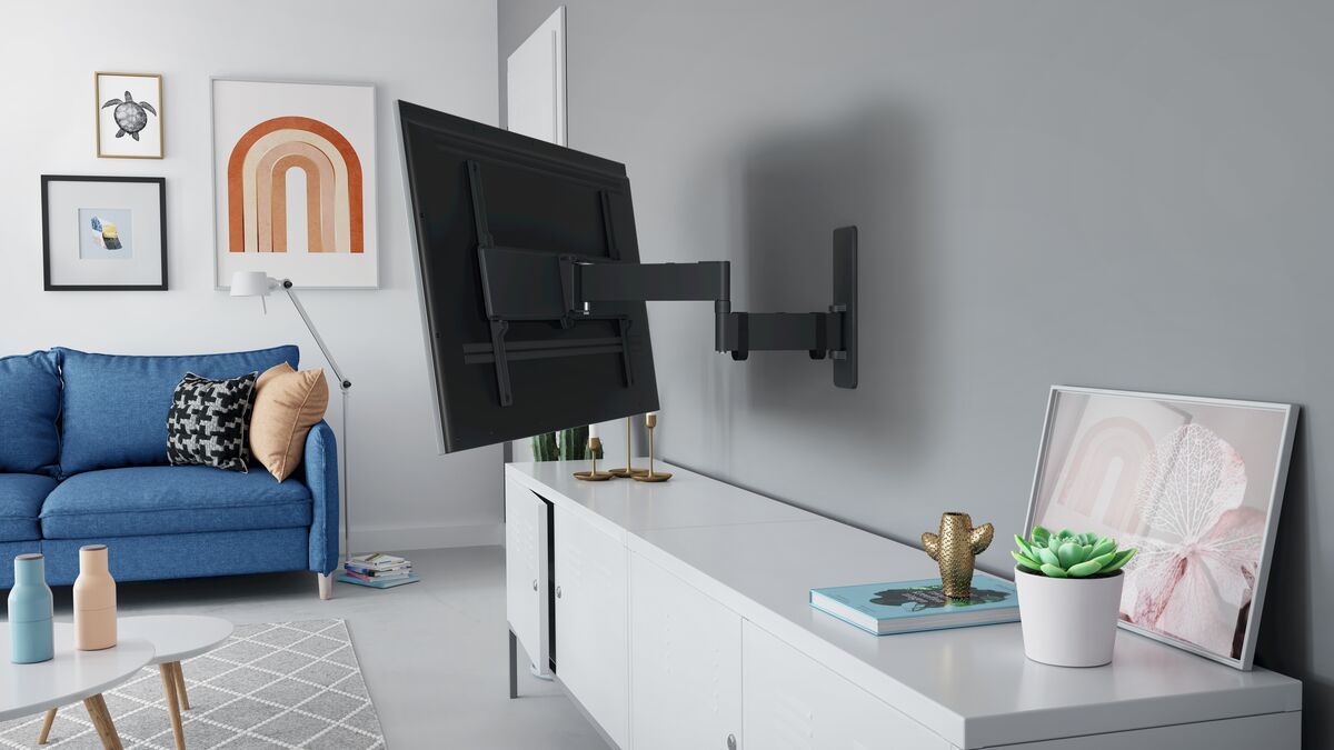 Vogels TVM 1645 TV (40-77") Double Arm Black TV Wall Bracket