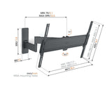 Vogels TVM 1645 TV (40-77") Double Arm Black TV Wall Bracket