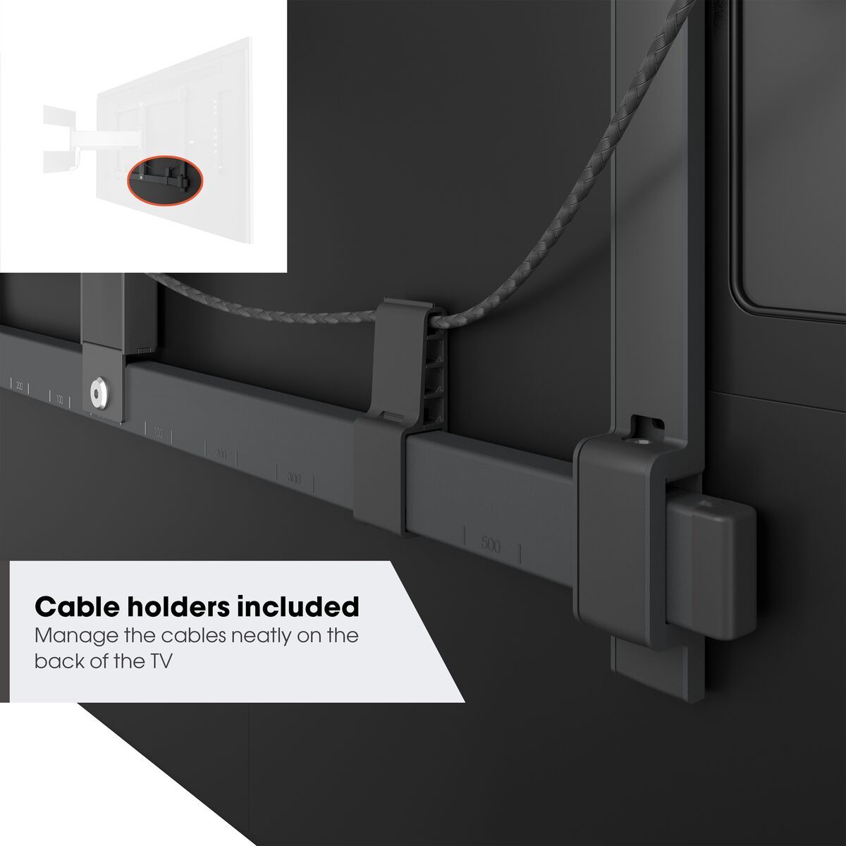 Vogels Elite TVM 5445 Black Full Motion TV Wall Bracket