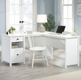 Teknik White Corner Office Desk (5427718)